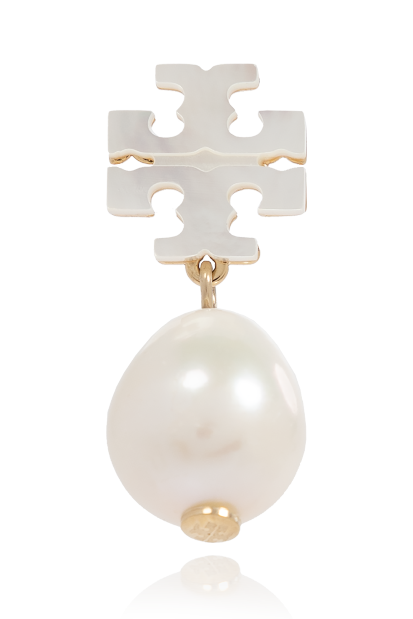 ネックレス・ペンダント TORY BURCH Kira earrings White 'Kira' Earrings Tory Burch - Vitkac AS